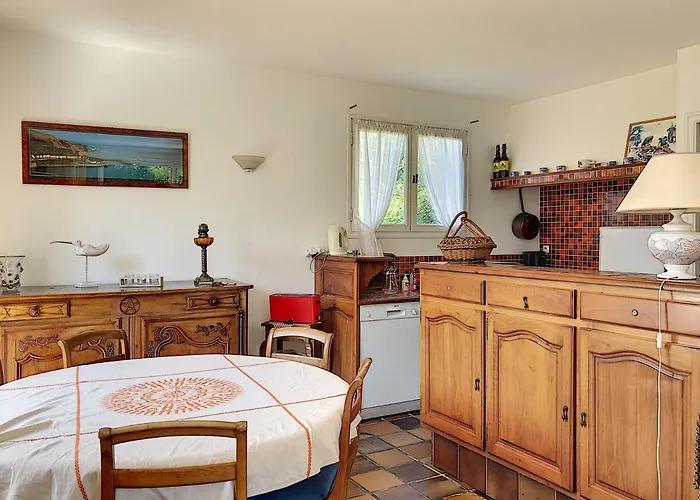 Сasa de vacaciones Maison Plain-pied Avec Jardin, 500m Plage, 3 Ch, 6 Pers, Wifi, Stationnement, Proche Mont-saint-michel - Fr-1-361-160